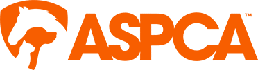 ASPCA logo in orange, featuring a stylized silhouette of a horse's head and a dog's head within a circular shape to the left of the bold letters "ASPCA," symbolizing the vital role veterinarians play in animal welfare.